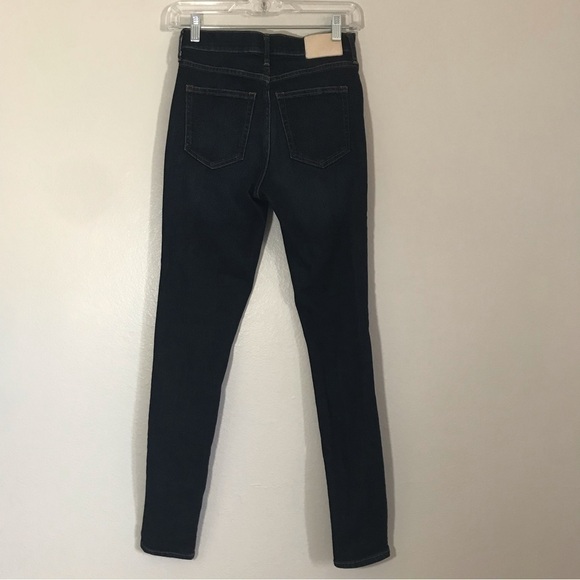 Everlane High Rise Skinny Dark Wash Jeans Size 25 Tall Excellent Condition - Picture 8 of 9